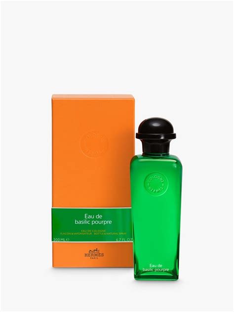 hermes eau de basilic perfume